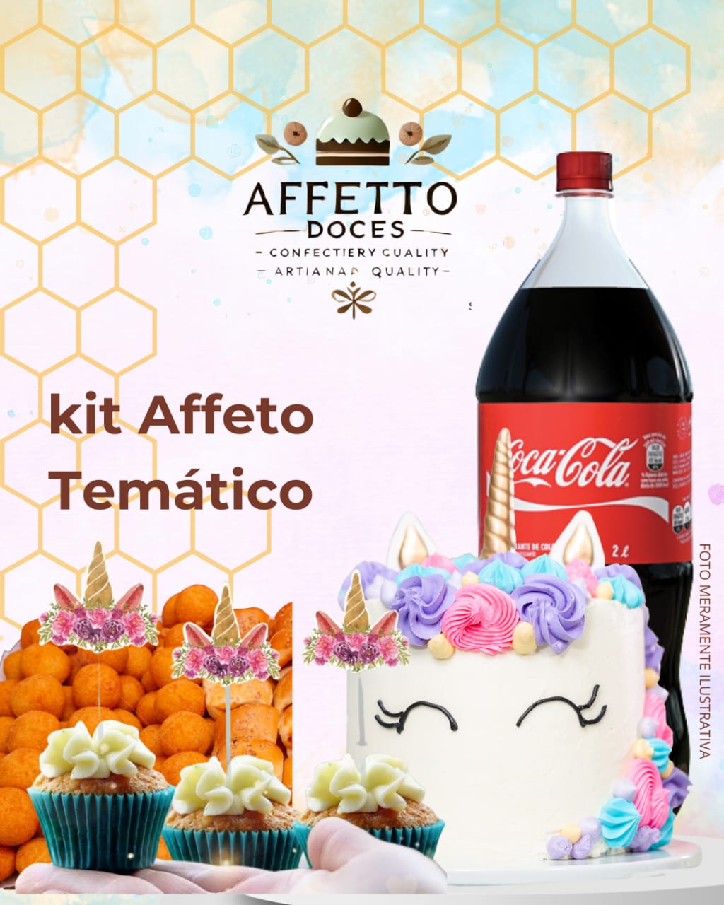 Kit Temático com decoração personalizada